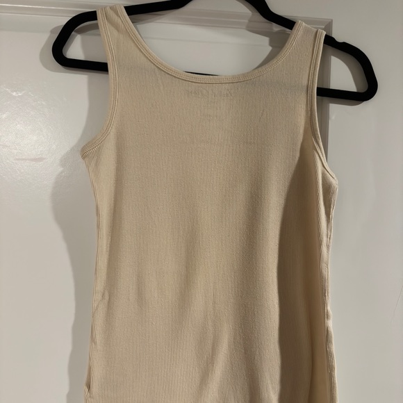 Women’s Faded Glory Tan Ribbed Tank Top Size Small - Picture 2 of 7